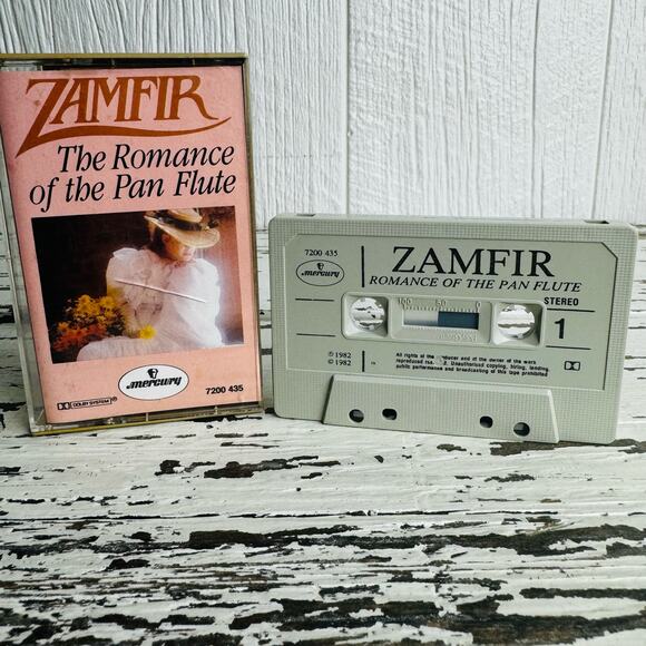 Zamfir The Romance of the Pan Flute 1982 Cassette Tape Mercury Pop Folk Stage - Picture 2 of 7